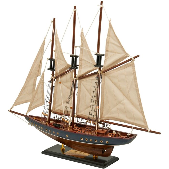 Zeilboot Model Atlantic 61cm Donkerblauw