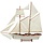 Zeilboot Model Belle Poule 90cm Wit