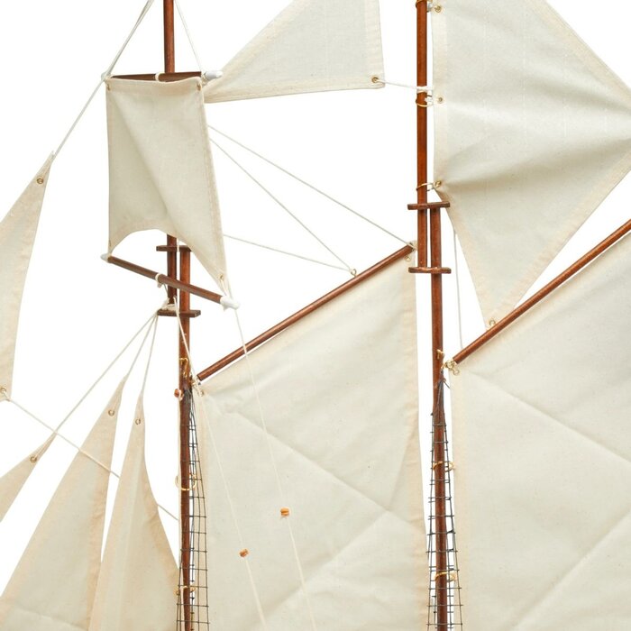 Sailboat Model Belle Poule 90cm Black