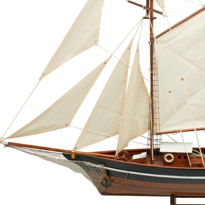 Sailboat Model Belle Poule 90cm Black