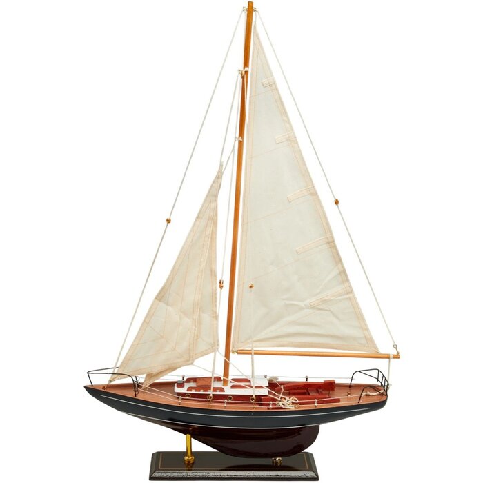Sailboat Model 45cm Dark Blue