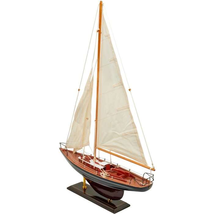 Sailboat Model 45cm Dark Blue