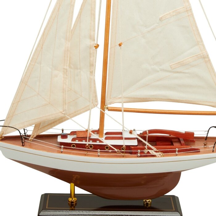 Sailboat Model 45cm White