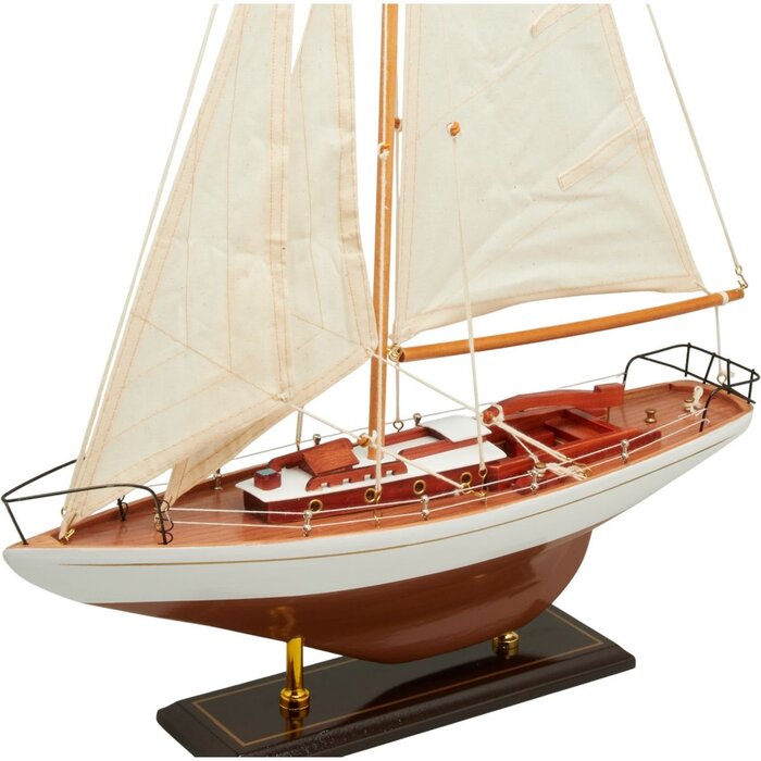 Sailboat Model 45cm White