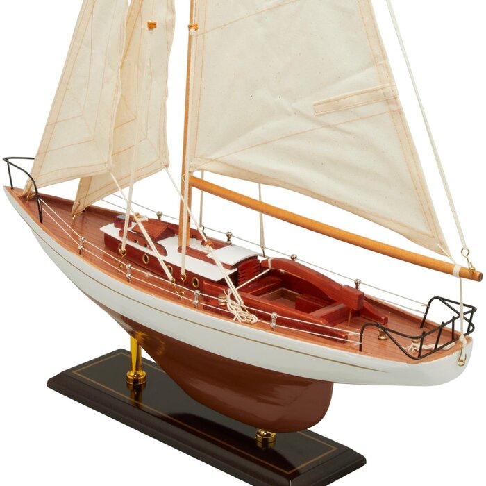Sailboat Model 45cm White