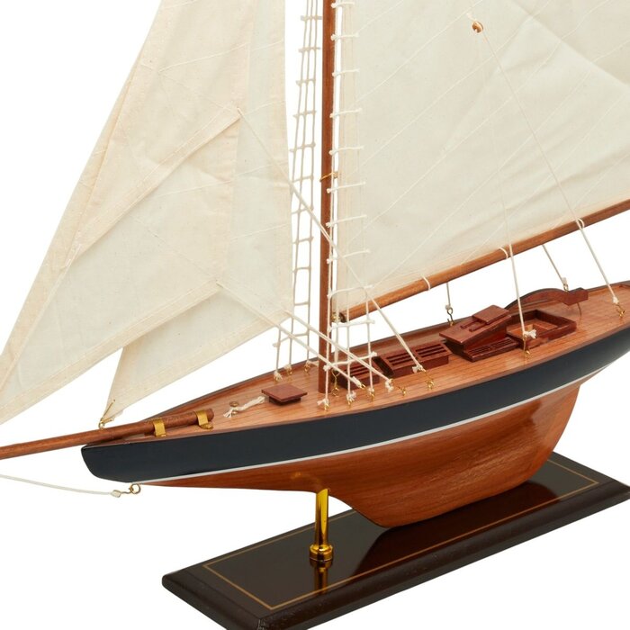 Zeilboot Model 63cm Donkerblauw