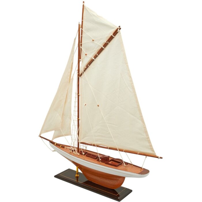 Sailboat Model 63cm White