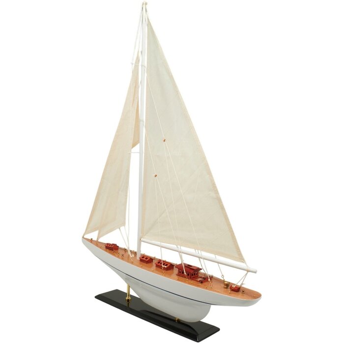 Zeilboot Model 65cm Wit