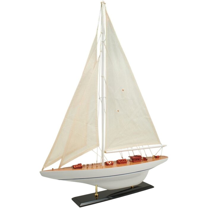 Zeilboot Model 65cm Wit