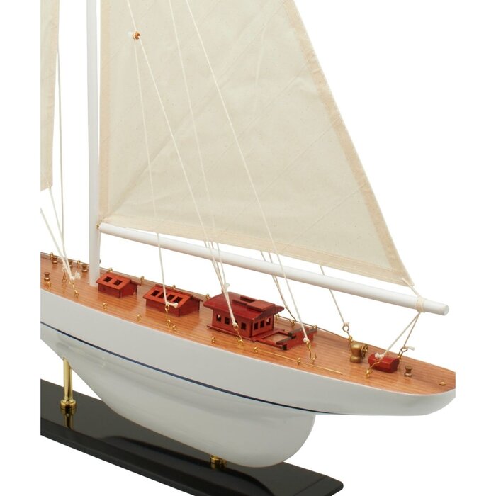 Sailboat Model 65cm White