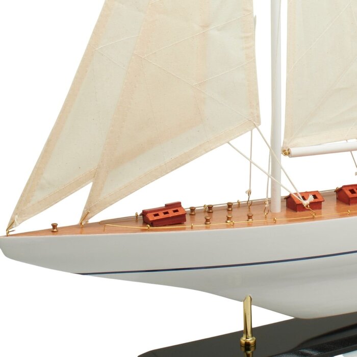 Zeilboot Model 65cm Wit