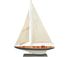 Zeilboot Model 65cm Donkerblauw