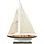 Zeilboot Model 65cm Donkerblauw