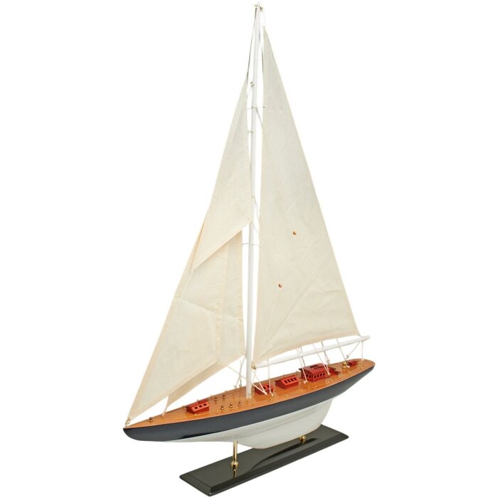 Zeilboot Model 65cm Donkerblauw