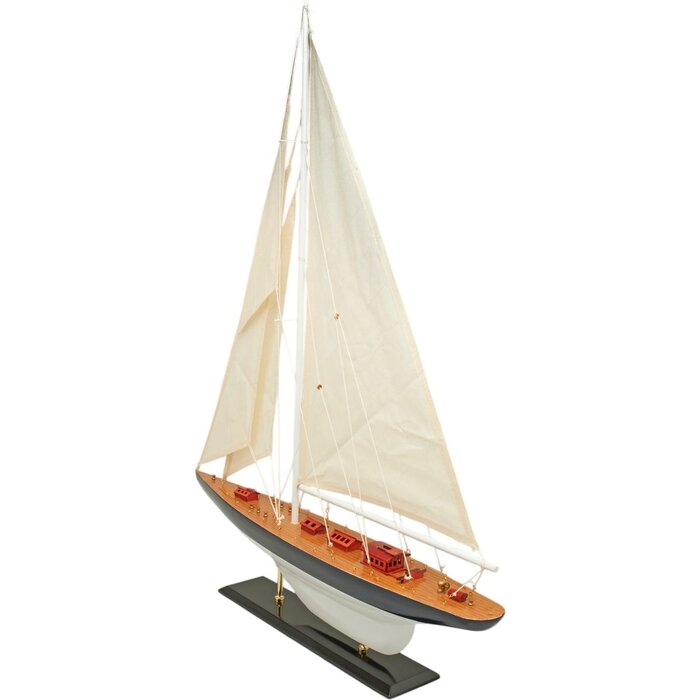 Zeilboot Model 65cm Donkerblauw