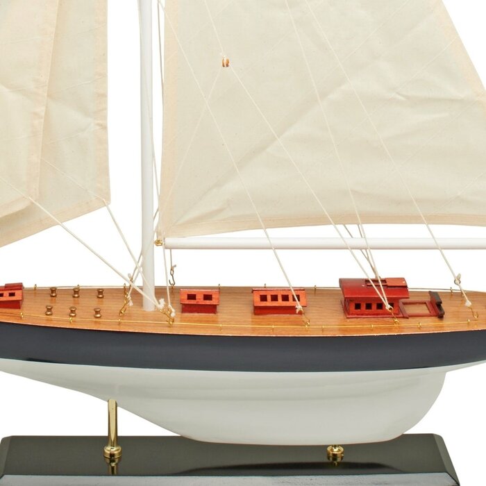 Zeilboot Model 65cm Donkerblauw