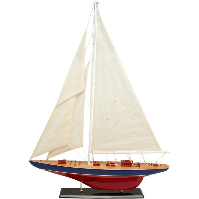 Zeilboot Model 65cm Blauw