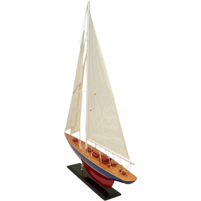Zeilboot Model 65cm Blauw