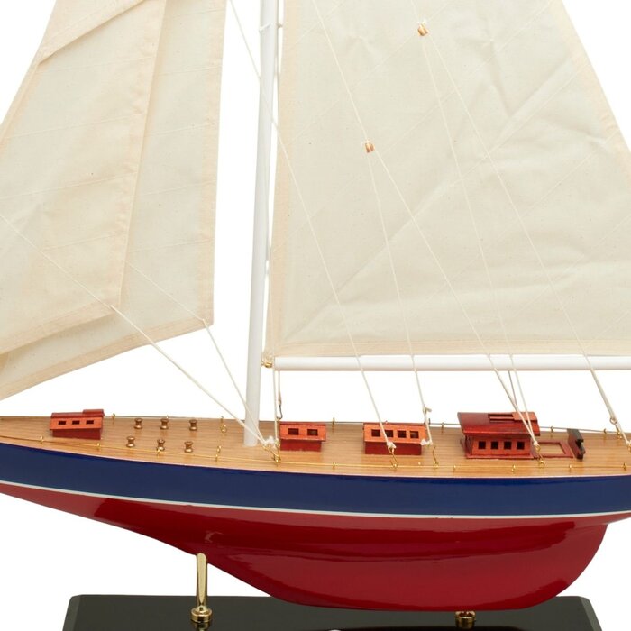 Zeilboot Model 65cm Blauw