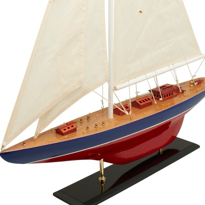 Sailboat Model 65cm Blue