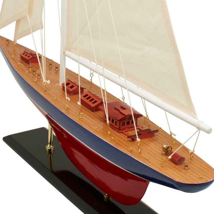 Zeilboot Model 65cm Blauw