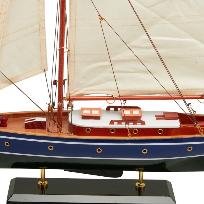 Sailboat Model 58cm Blue