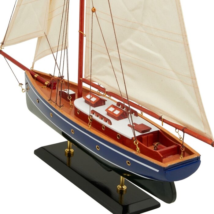 Sailboat Model 58cm Blue