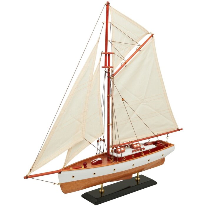 Sailboat Model 58cm White