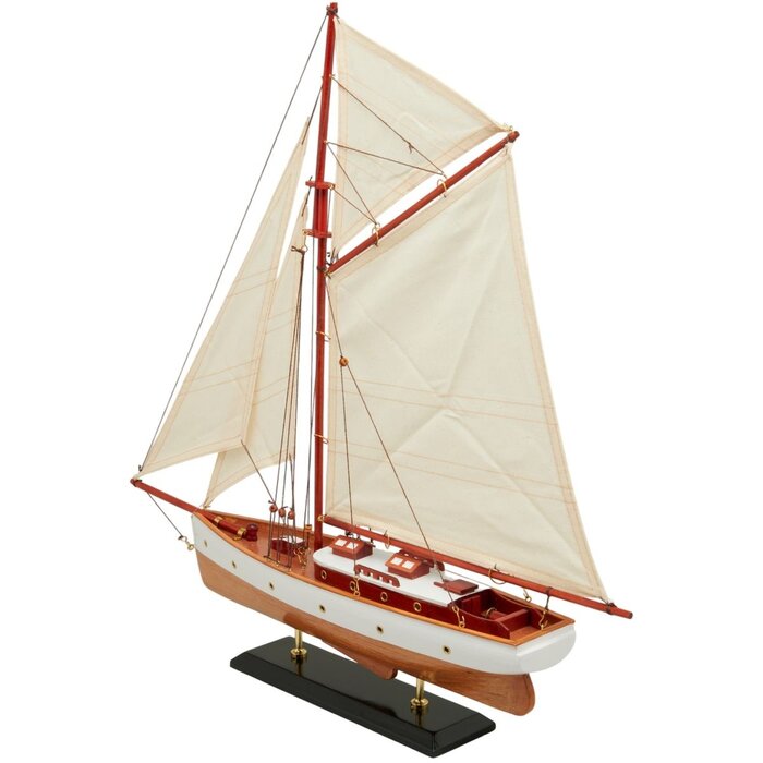 Sailboat Model 58cm White