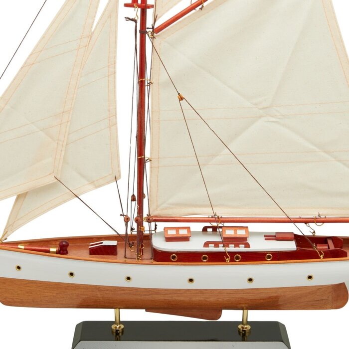 Sailboat Model 58cm White