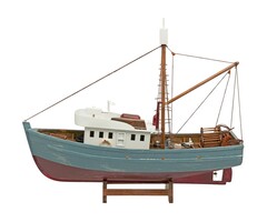Model Vissersboot 44cm Kadetgrijs