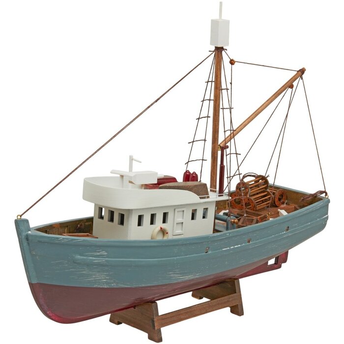 Model Vissersboot 44cm Kadetgrijs