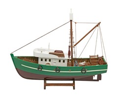 Model Vissersboot 44cm Green