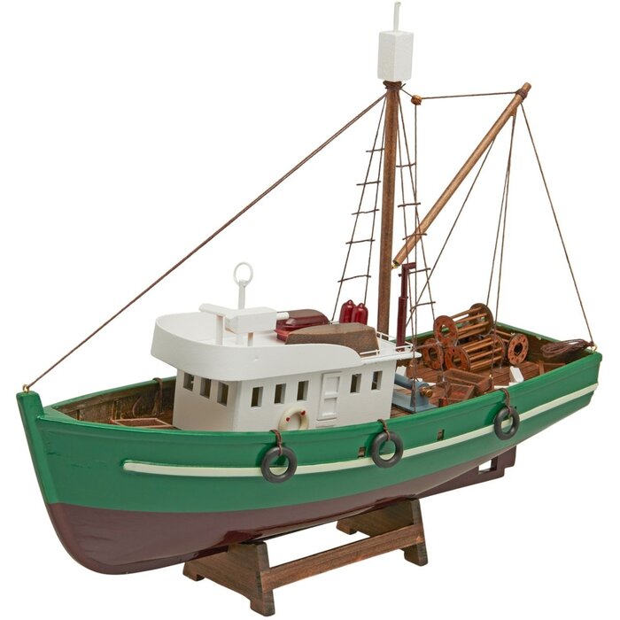 Model Vissersboot 44cm Green