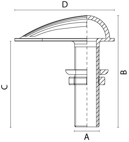 dimensions cooling water hull intake