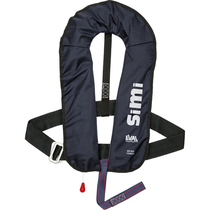 Eval Simi 160N Manual Inflatable Life Jacket with SS Buckle Blue