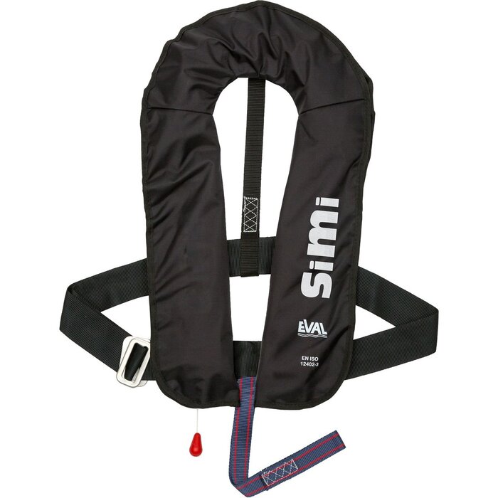 Eval Simi 160N Automatic Life Jacket with SS Buckle Black