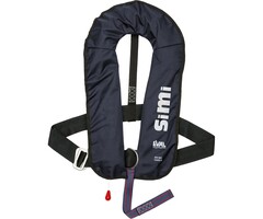 Eval Simi 160N Automatic Inflatable Life Jacket with SS D-Ring Blue
