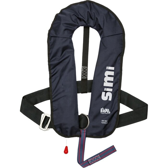 Eval Simi 160N Automatic Inflatable Life Jacket with SS D-Ring Blue