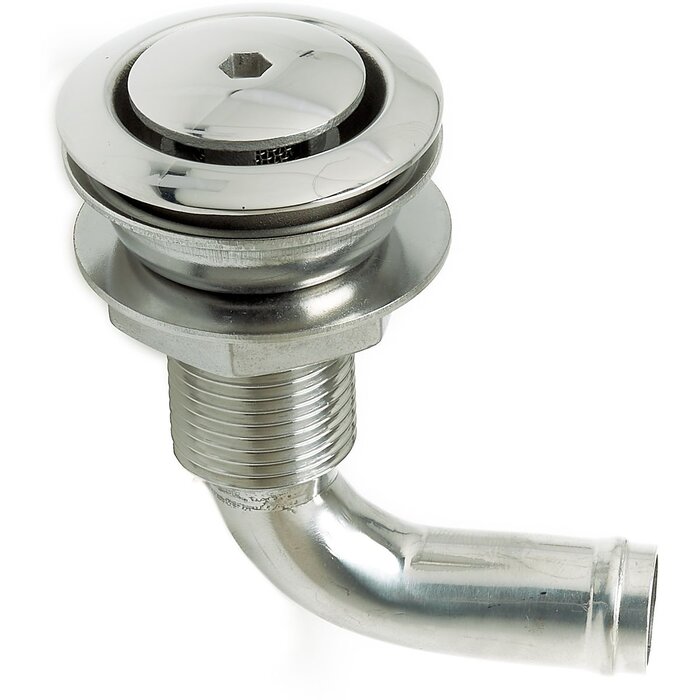 Tankbeluchter 90 graden 16mm Rvs 316