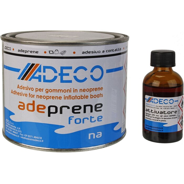 Adeco Adeprene Forte Hypalon Rubberboot Lijm 2 Componenten 500G