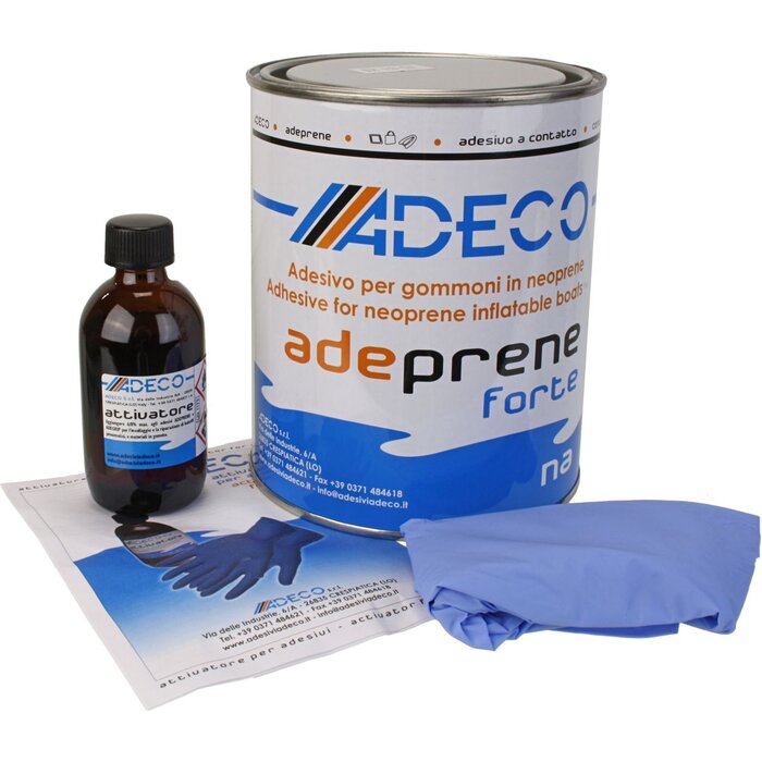 Adeco Adeprene Forte Hypalon Inflatable Boat Glue 2 Components 850g