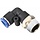 Fitting for Air Line & Water Hose 12mm to 1/2 Elbow