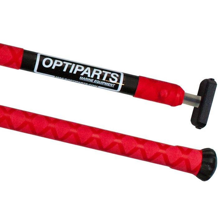 Optimist Helmstokverlenger 60cm x 20 mm X-Gripped Rood