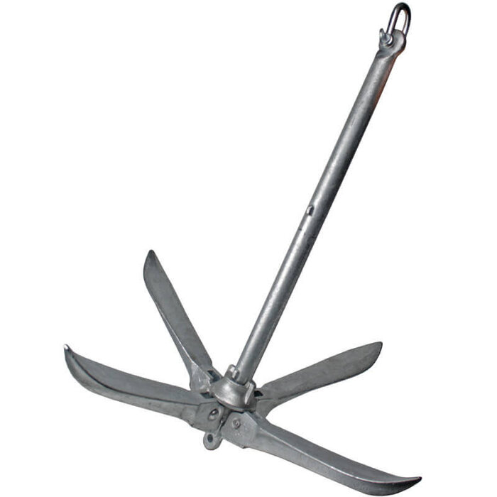 15kg Folding Grapnel Anchor Galvanized
