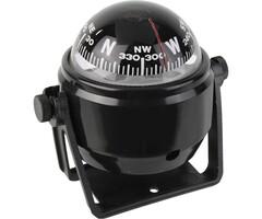 Eval 62mm Dome Boat Compass Black