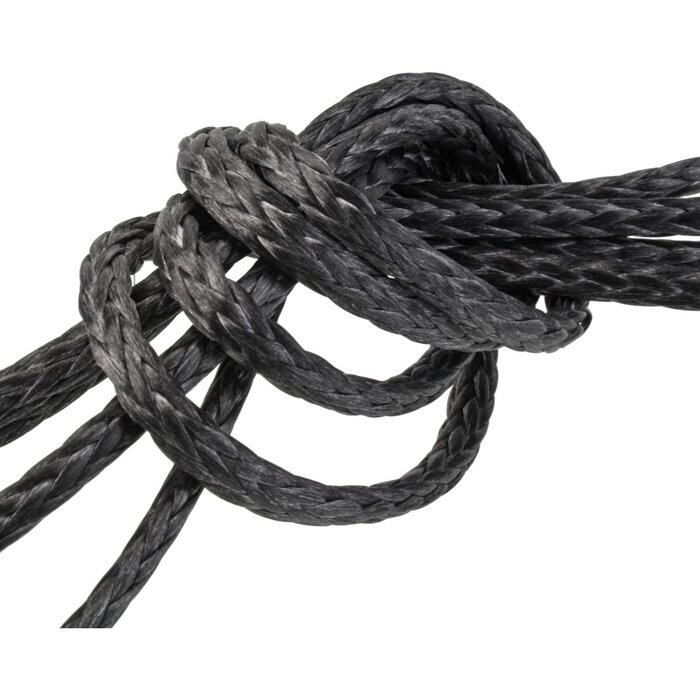 4mm Dyneema Rope 12-Strand Black