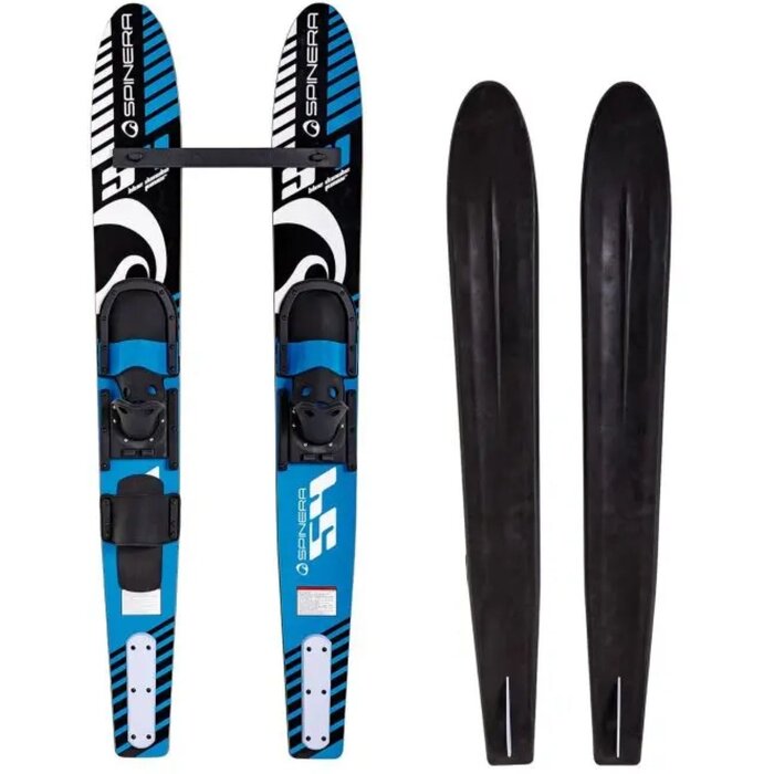 Spinera Combo Waterskis 54 Inch Blue Danube