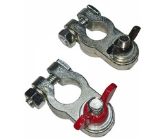 Marine Battery Clamps Set
