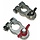 Marine Battery Clamps Set